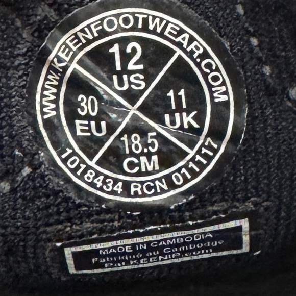 Keen Newport Neo H2 Kids Grey Orange Waterproof Hiking Sandals 1018434 Size 12 - Picture 3 of 5